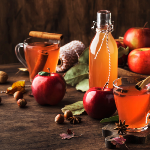 Mulled Cider | Apples + Bourbon + Cinnamon